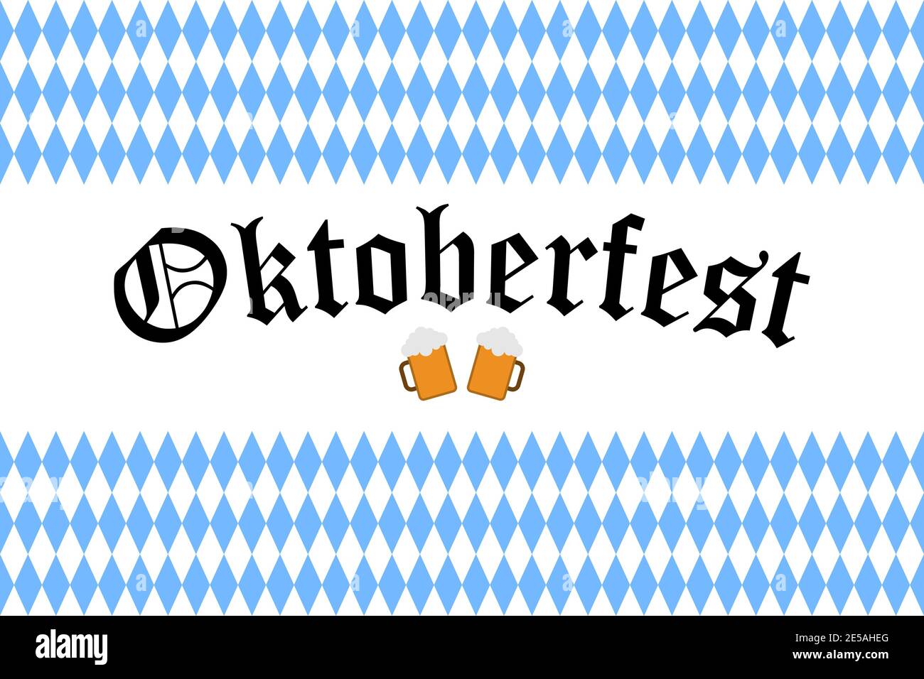 Affiche pour le festival de l'Oktoberfest. Oktoberfest 2018 lettrage manuscrit pour carte de vœux. Eps10 Illustration de Vecteur