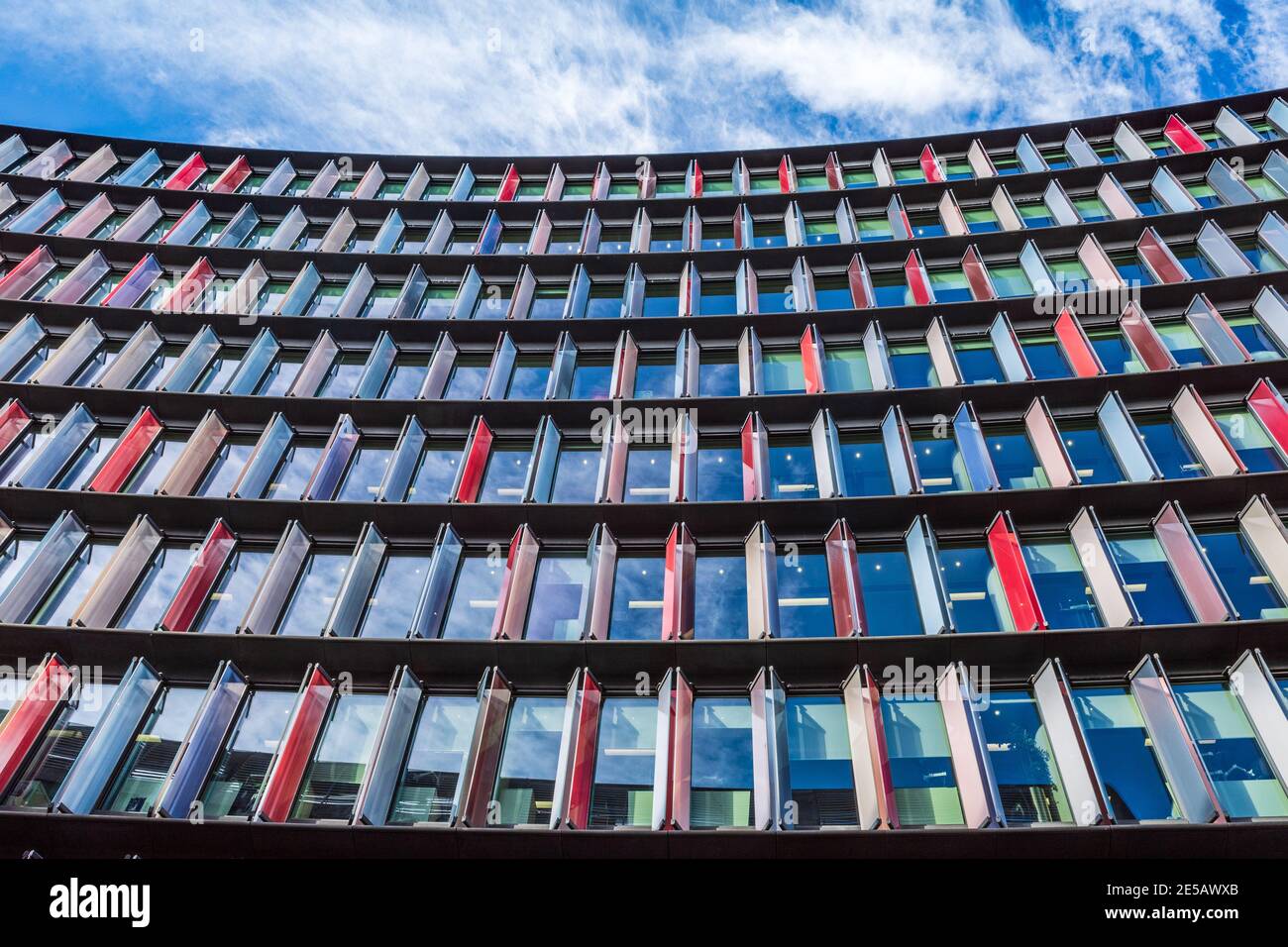 Mizuho House, Mizuho Bank London Branch et bureaux européens au 30 Old Bailey Central London Architects Fletcher Priest et Sauerbruch Hutton 2016 Banque D'Images