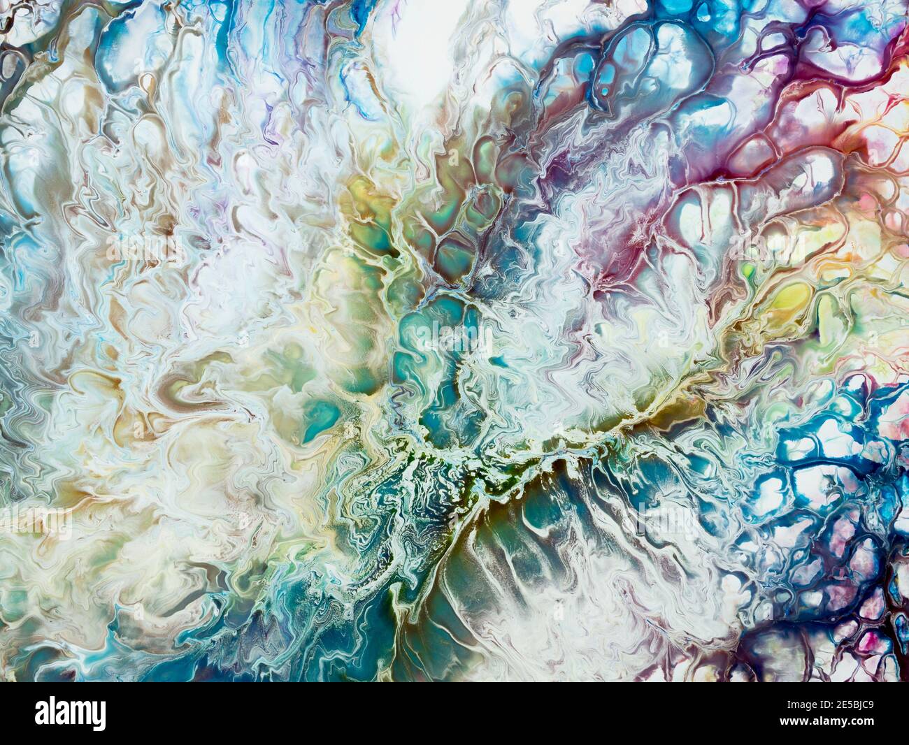 Art abstrait peinture colorée, fond peint à la main créatif, texture de marbre, art liquide, océan abstrait, peinture acrylique sur toile. Moderne a Banque D'Images