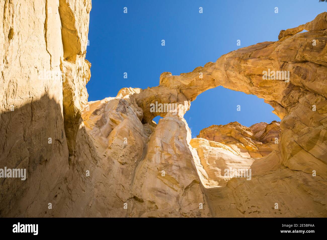 Grosvenor Arch, Grand Staircase-Escalante National Monument, Utah, USA. Banque D'Images