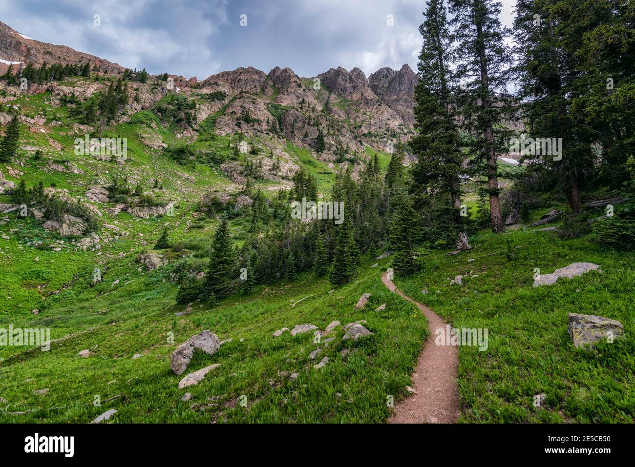 Sentier de randonnée dans le désert du Colorado, l'Eagles Nest Banque D'Images