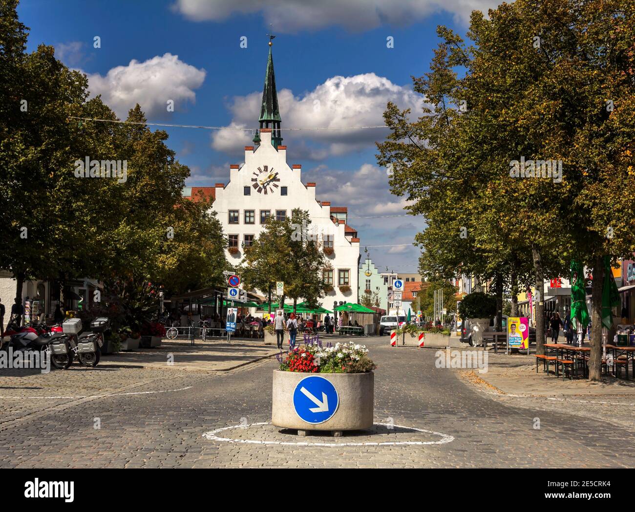 Neumarkt in der Oberpfalz, Allemagne: Altes Rathaus in Neumarkt in der Oberpfalz, Bavière, Allemagne Banque D'Images