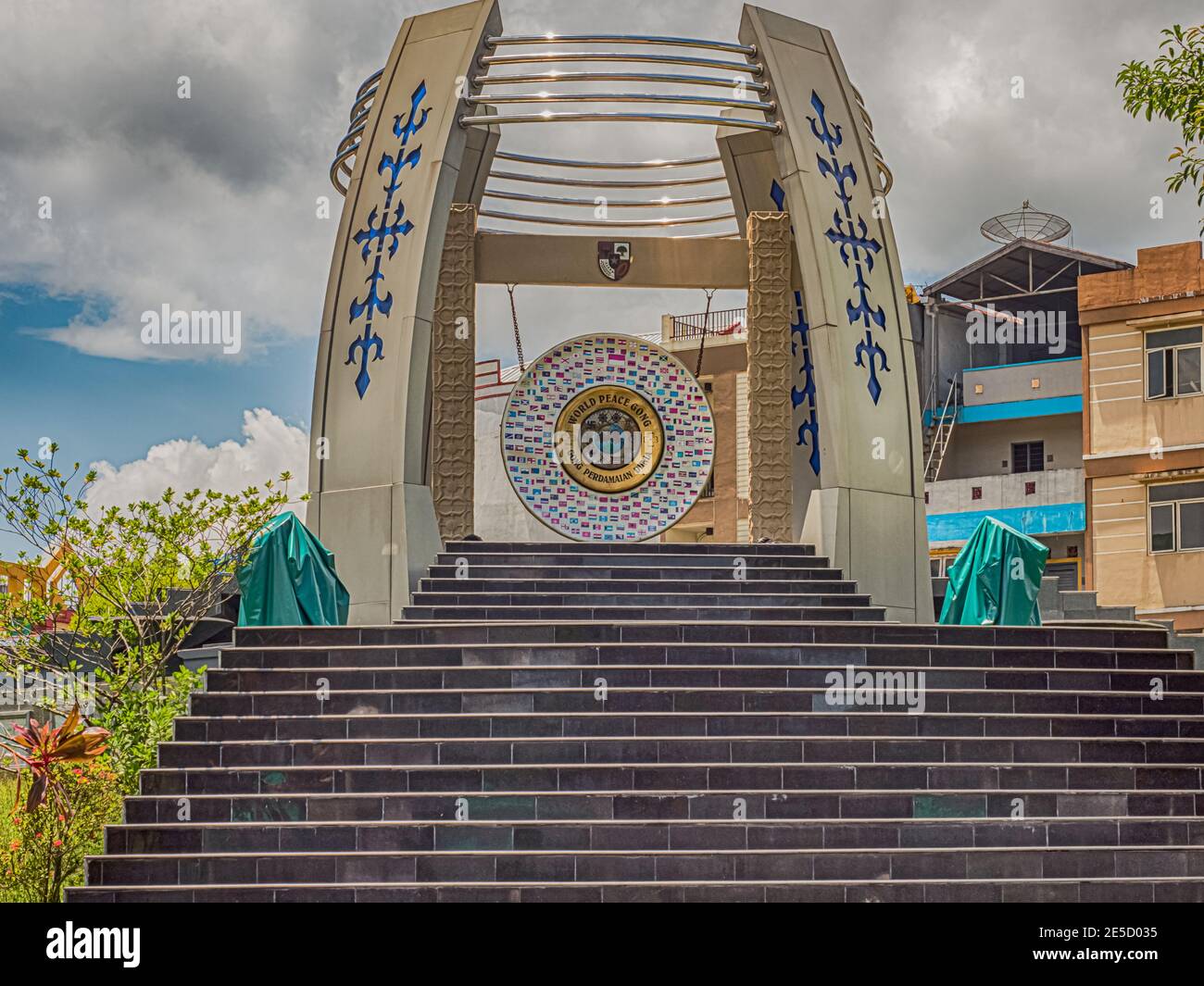 Ambon, Indonésie - février 2018 : World Peace Gong Ambon, Maluku Indonésie, Asie Banque D'Images