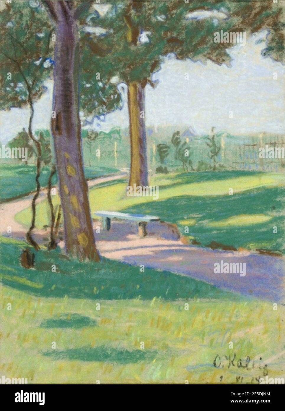 Metsatee (Pargitee), Oskar Kallis, Banque D'Images