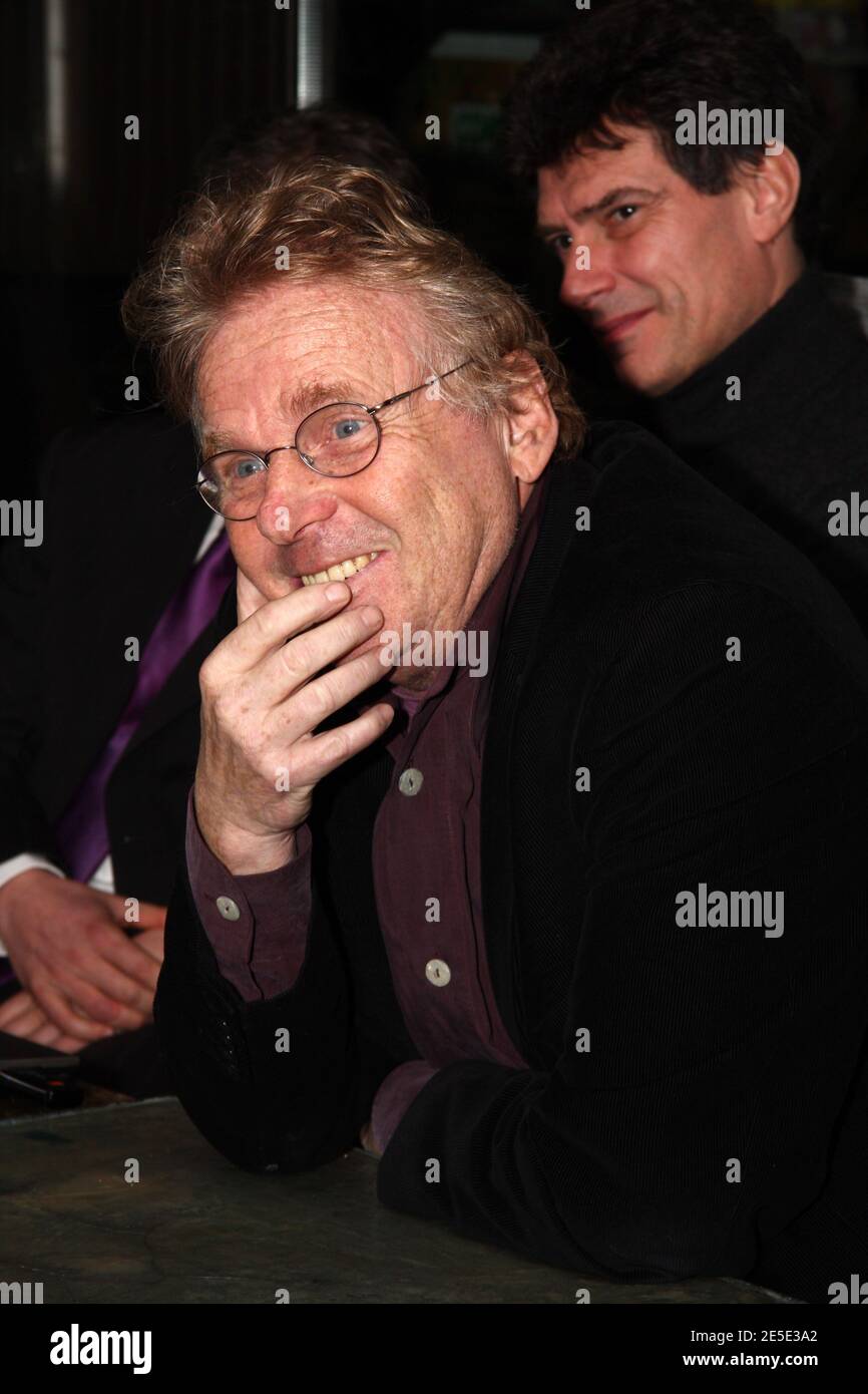 Daniel Cohn-Bendit à la conférence de presse de Nantes, France, le 25 novembre 2008. Photo par Albert Finestres/Asa Pictures/ABACAPRESS.COM Banque D'Images
