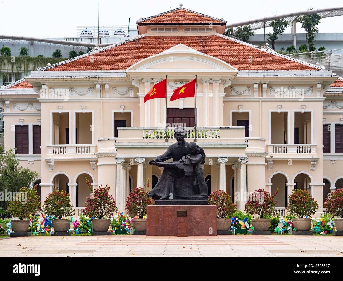 Centre pour enfants de HCMC, situé dans l'ancien palais présidentiel de Saigon, dans le district 1, Ho Chi Minh ville, Vietnam. Le centre a été établi en Banque D'Images