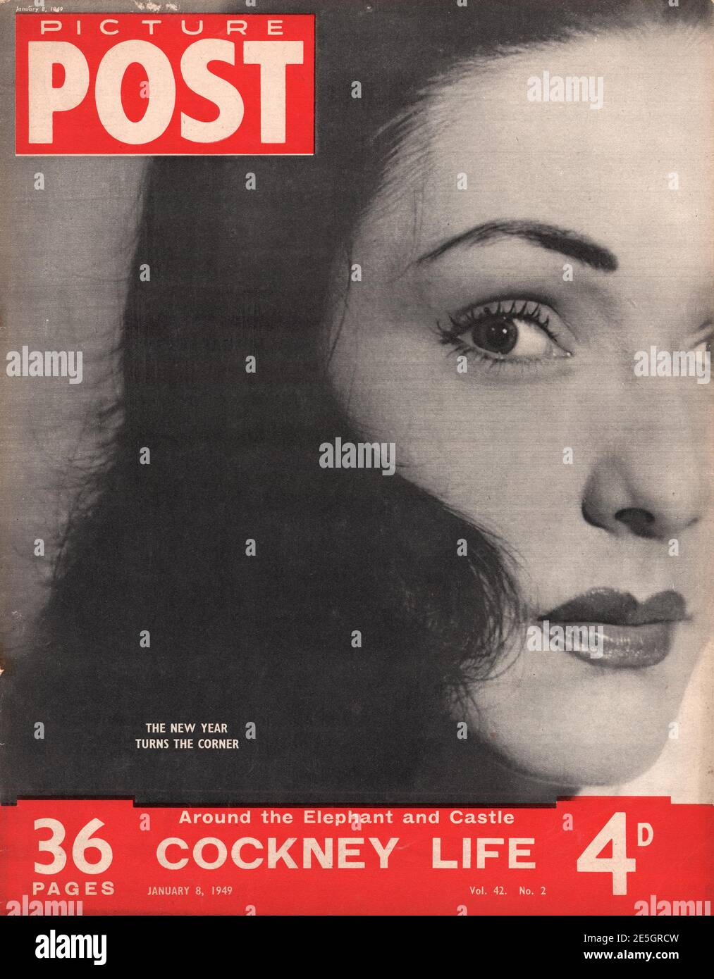 1949 couverture avant de la borne d'image femme Banque D'Images