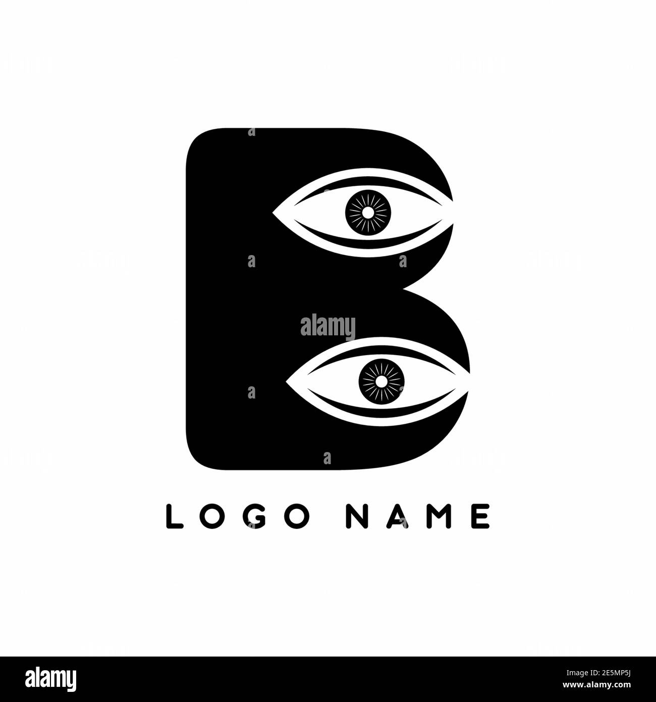 modèle de logo de vecteur de lettre initial Illustration de Vecteur