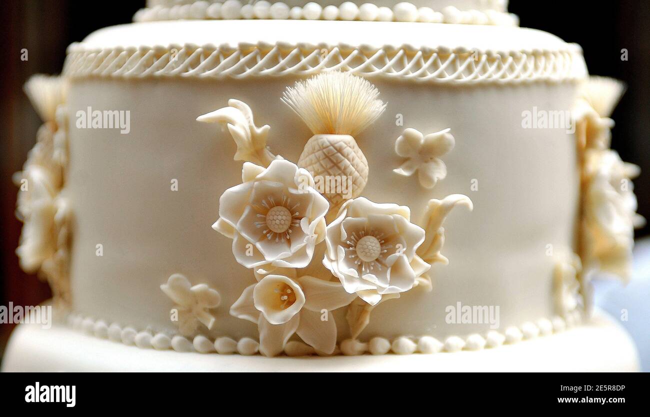 Kate And William Wedding Cake Banque D Image Et Photos Alamy