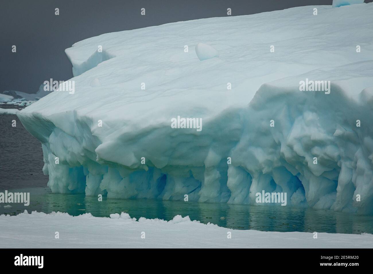 Les icebergs dans l'Antarctique Banque D'Images