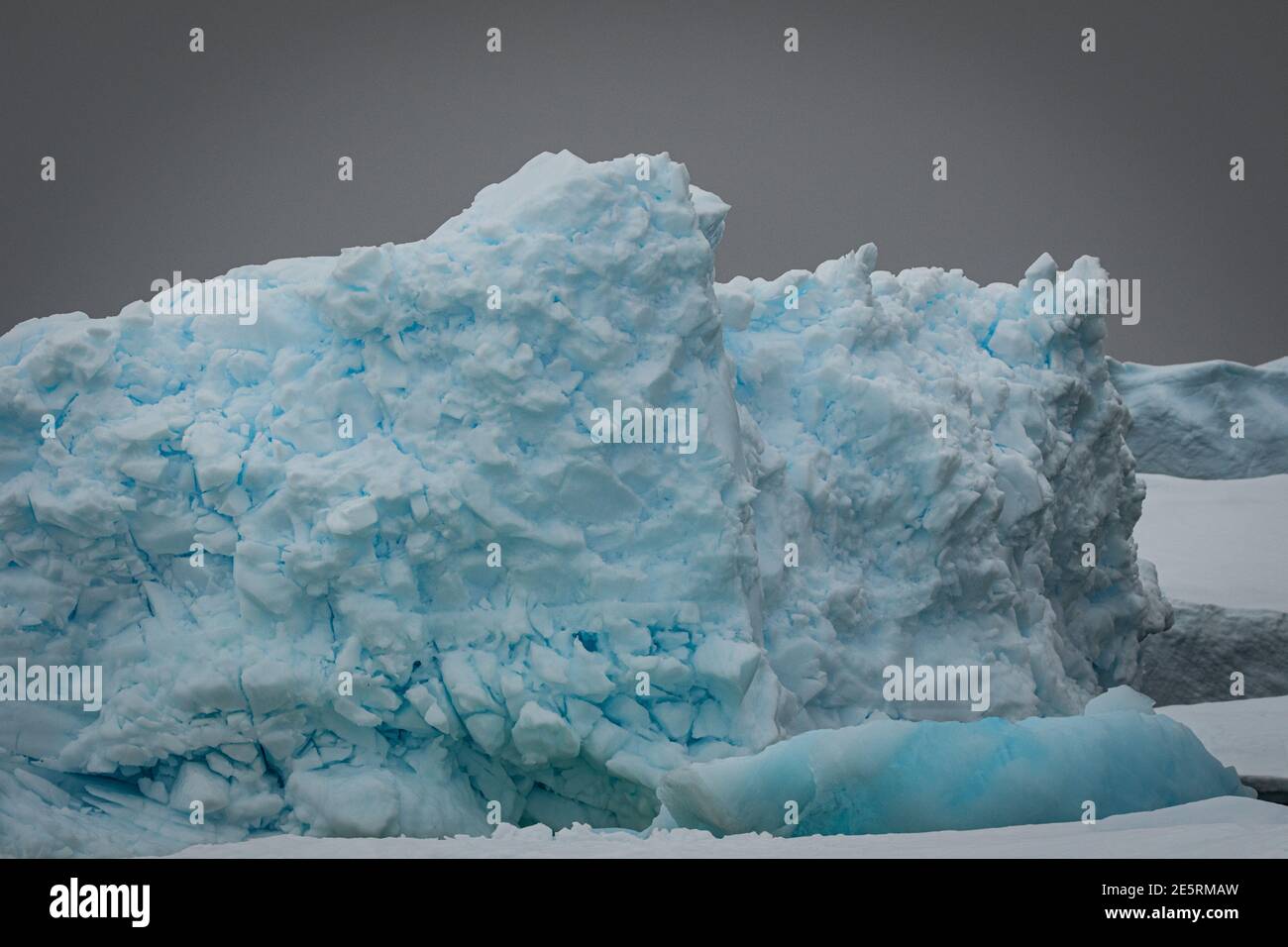 Les icebergs dans l'Antarctique Banque D'Images