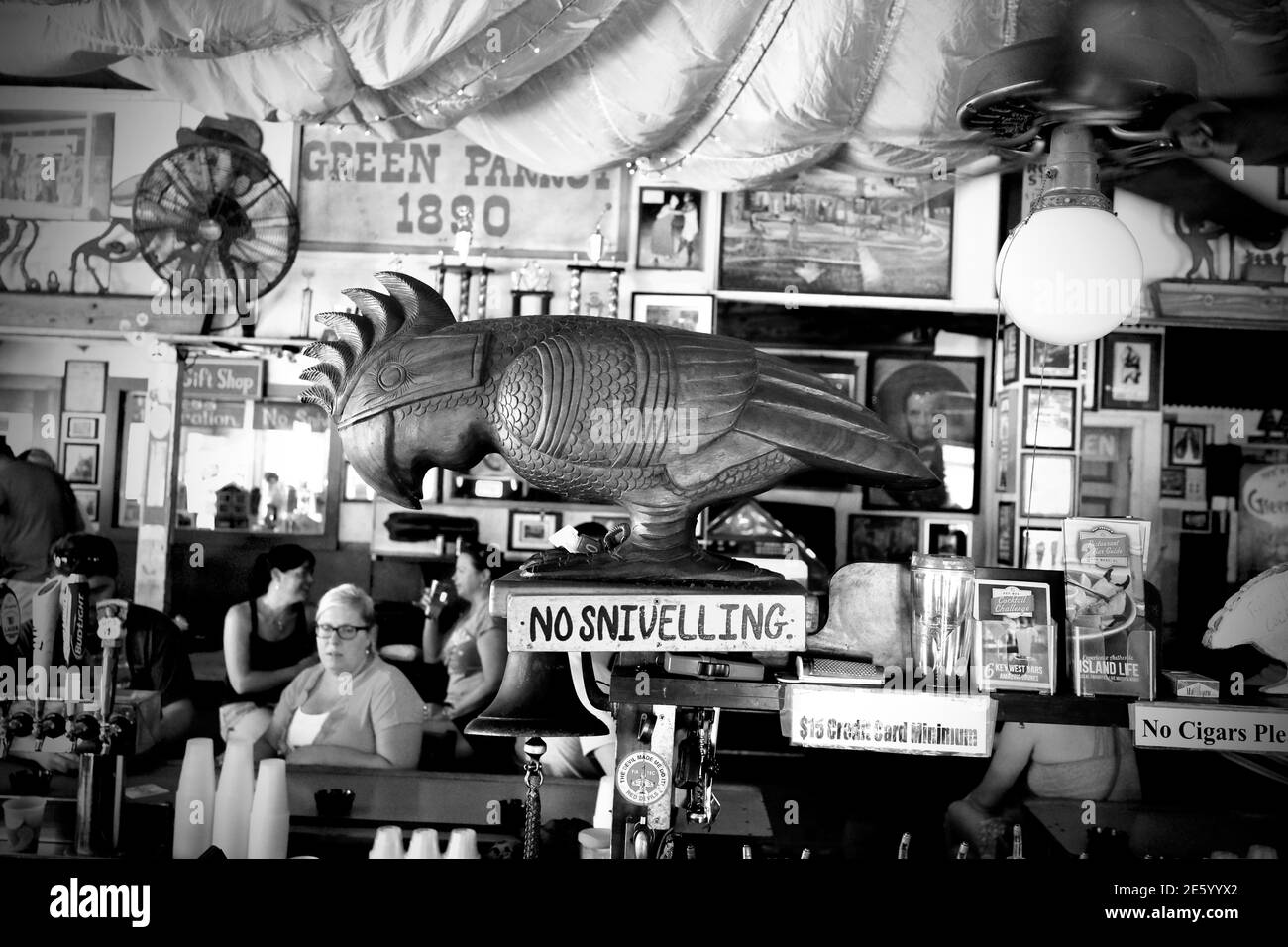 Souvenirs à la petite Maison Blanche à Key West, Floride, FL États-Unis. Le point le plus méridional dans la zone continentale des États-Unis. Banque D'Images