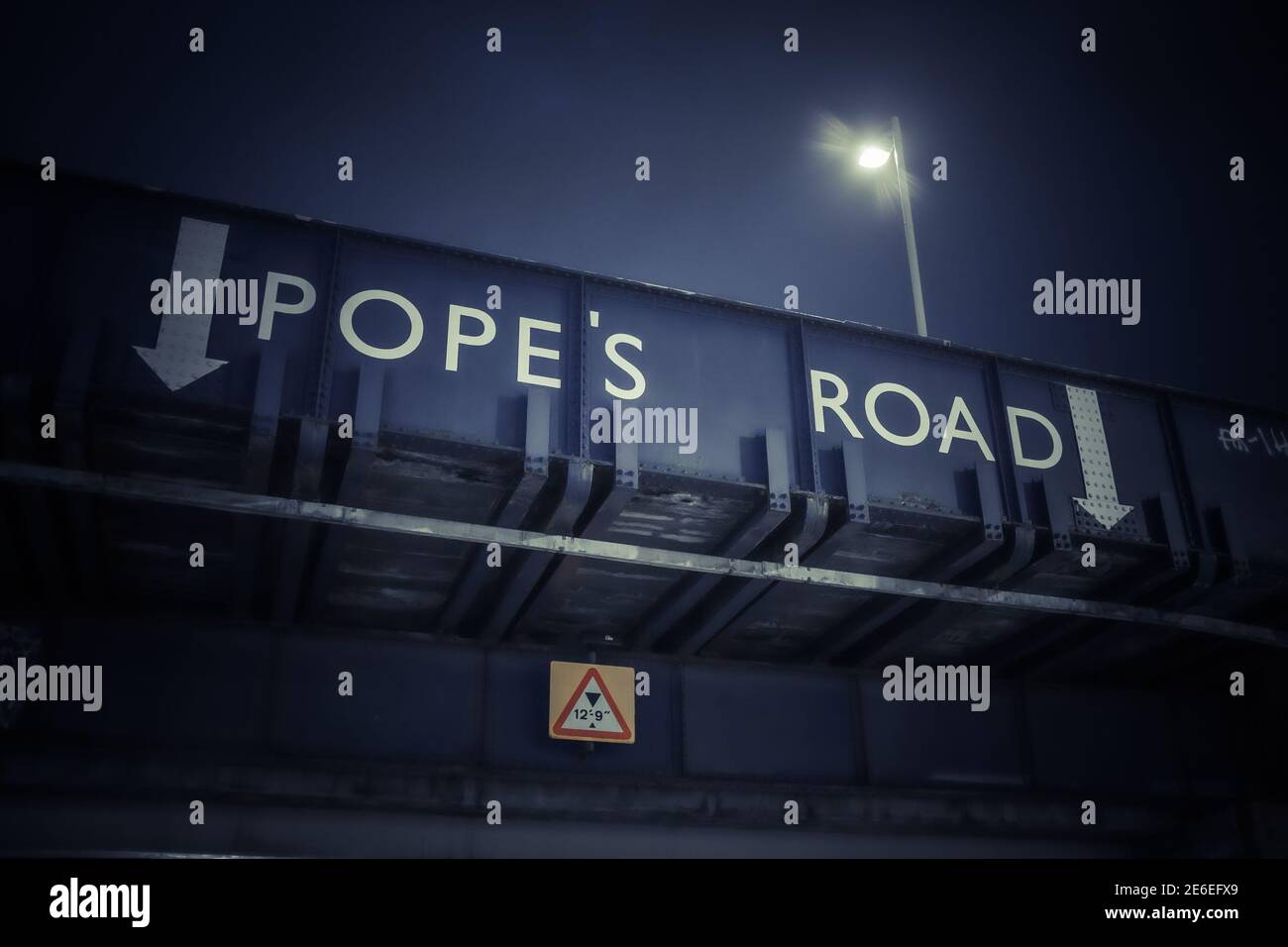 Pont de Pope's Road Banque D'Images