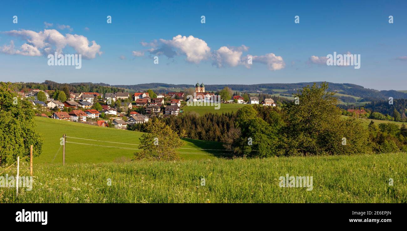 La paroisse Saint-Maergen dans la Forêt Noire, Bade-Wurtemberg, Allemagne Banque D'Images