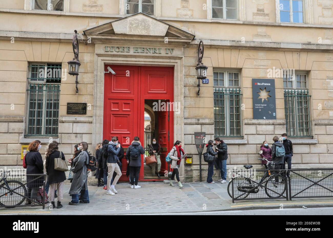 CHAMPAGNE SOCIALISTES À PARIS Banque D'Images
