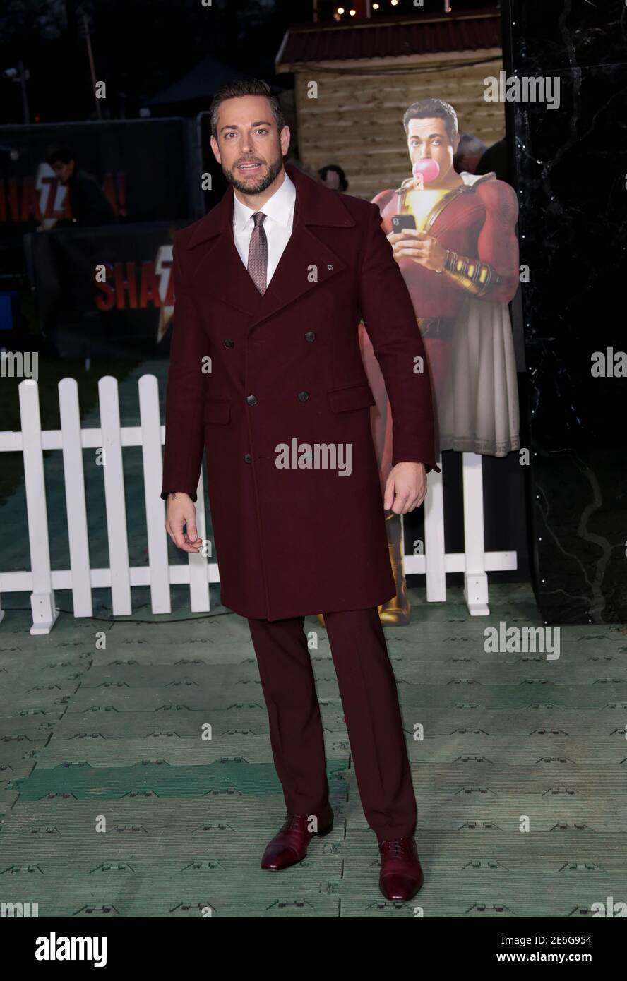 20 mars 2019 - Londres, Angleterre, Royaume-Uni - 'SHAZAM!' Stars to open the first superpowered funfair in London ouvert au public du 21 au 22 mars à Berni Banque D'Images