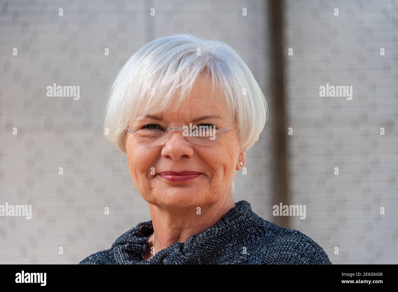 Silver Ager, Damen mittleren und höheren altère beim Friseur Banque D'Images