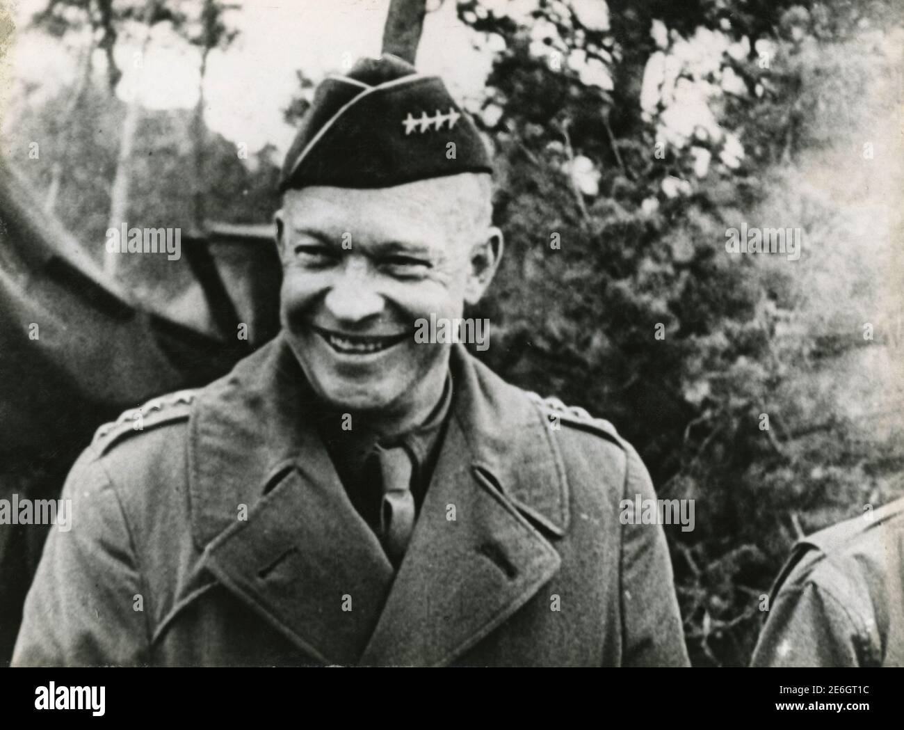 LE général AMÉRICAIN Dwight D. Eisenhower, 1945 Banque D'Images