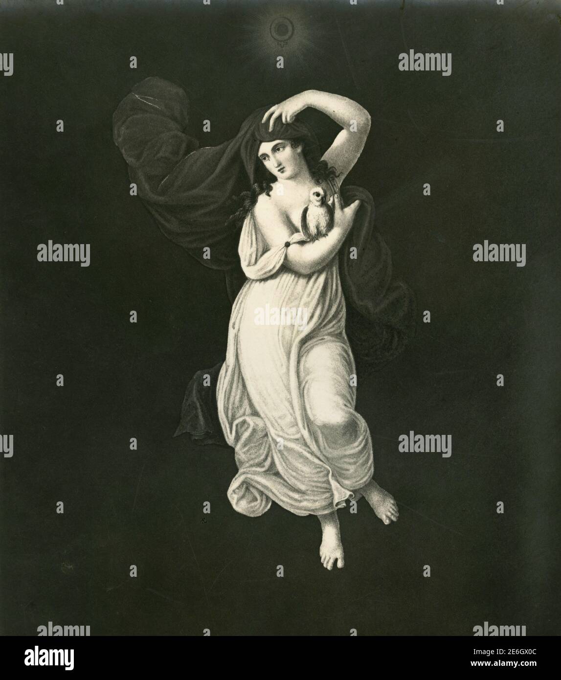 La quatrième heure de la nuit, peinture de l'artiste italien Raphaël, Cité du Vatican des années 1930 Banque D'Images