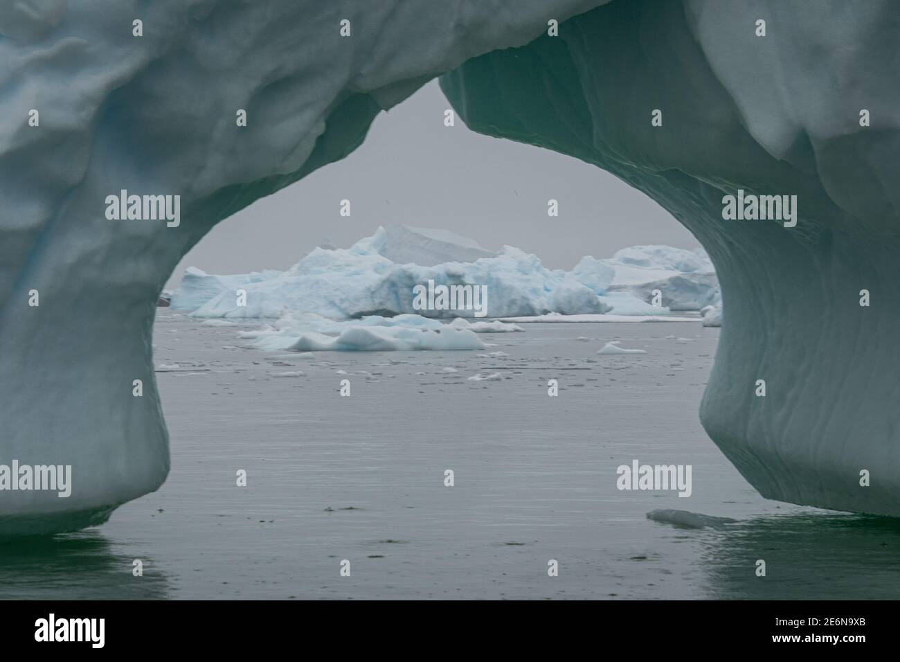 Les icebergs dans l'Antarctique Banque D'Images