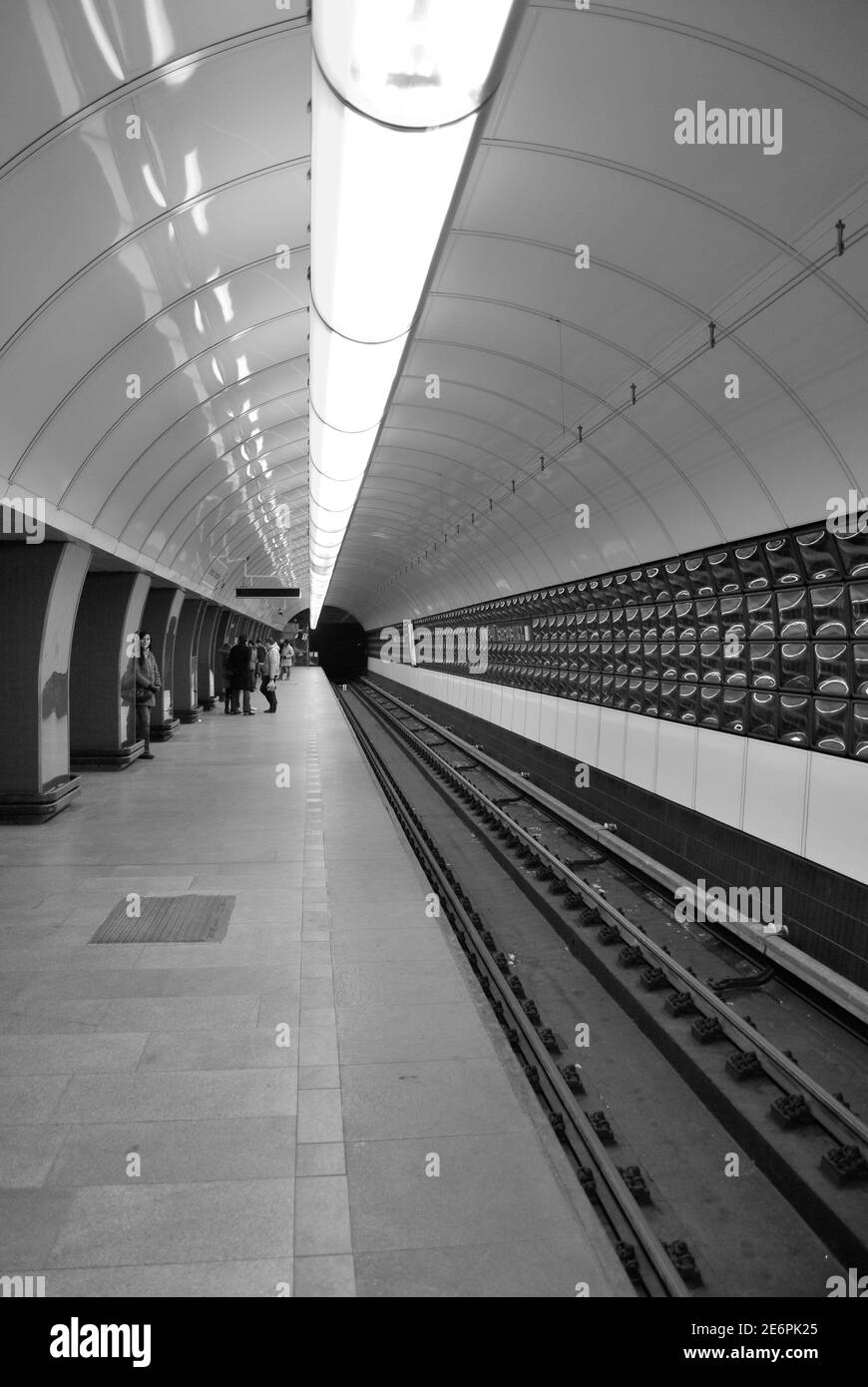 Station de métro à Prague Banque D'Images