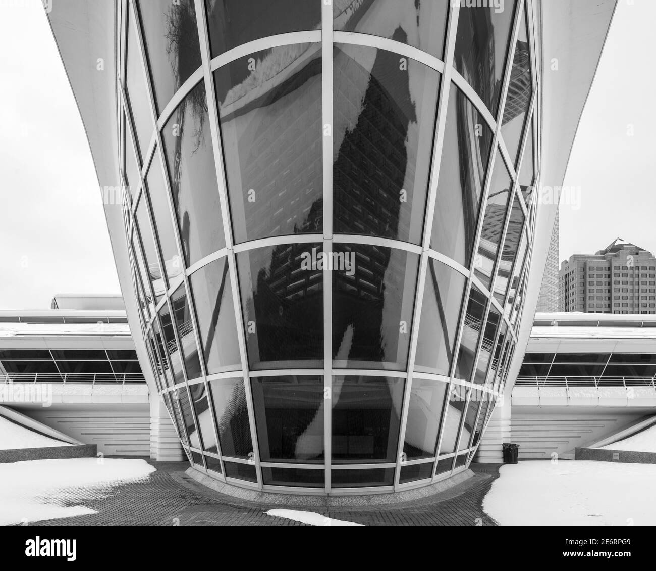 Musée d'art de Milwaukee conçu par Santiago Calatrava Banque D'Images