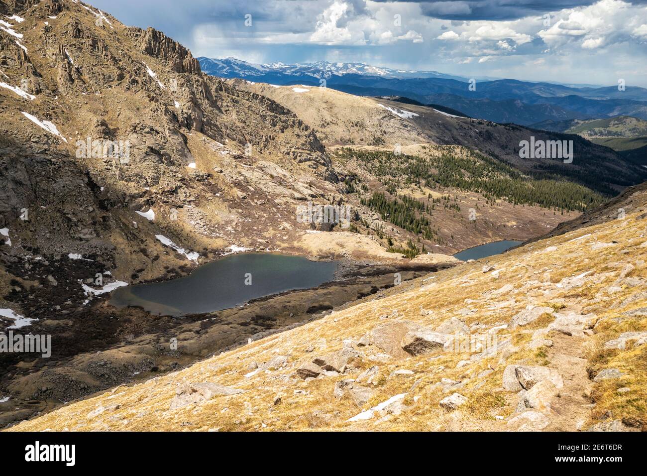 Chicago Lakes dans la nature sauvage de Mount Evans, Colorado Banque D'Images