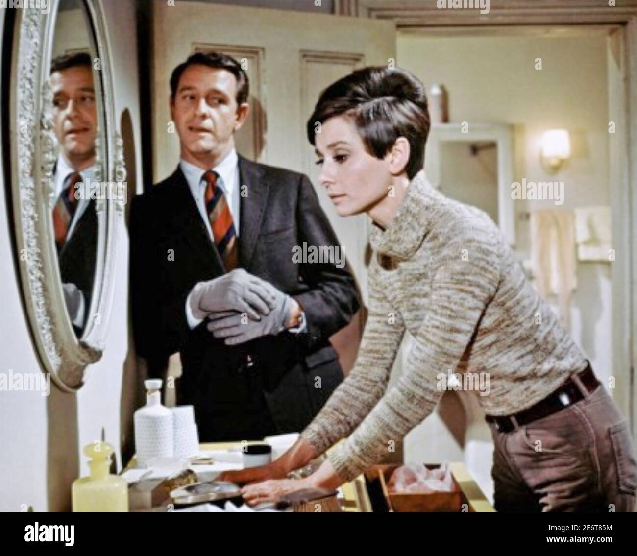 ATTENDEZ JUSQU'À LA NUIT 1967 Warner Bros./Seven Arts film avec Audrey Hepburn et Richard Crenna Banque D'Images