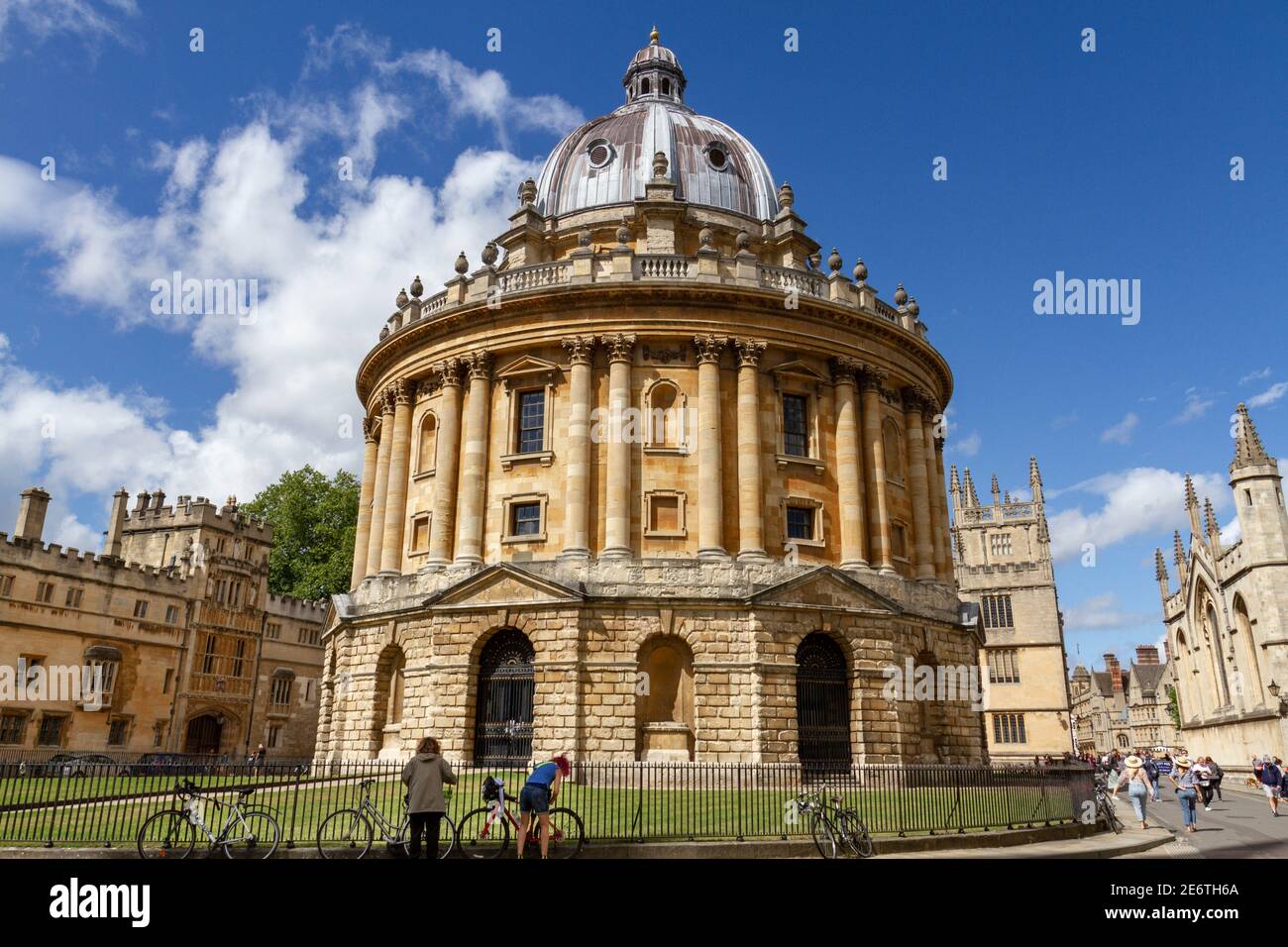 Caméra Radcliffe sur Radcliffe Square, Oxford, Oxfordshire, Royaume-Uni. Banque D'Images