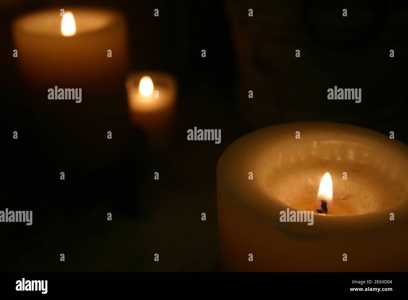 Candle Light Banque D'Images