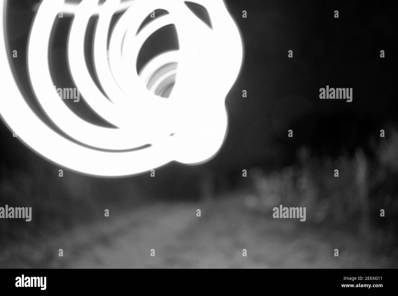 Cercles de lumière Banque D'Images