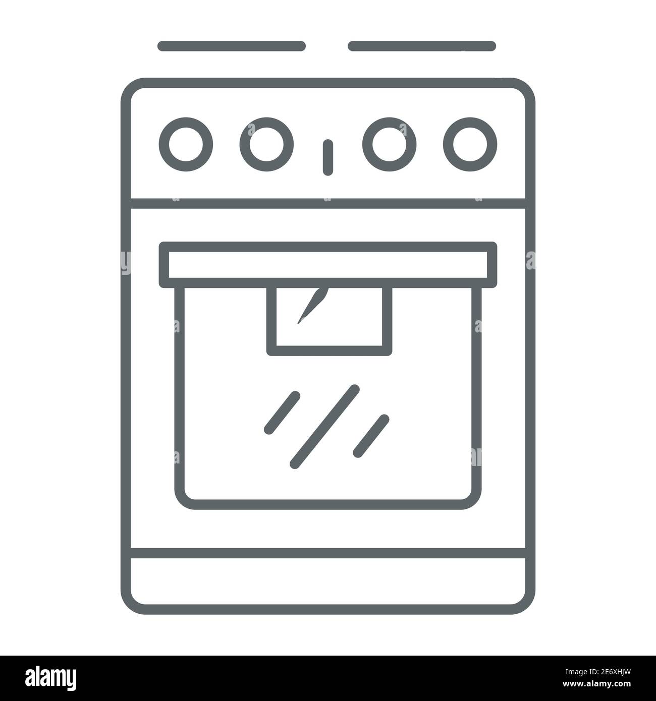 Icône de ligne mince de four électrique, concept d'équipement de cuisine, panneau de four sur fond blanc, icône de four dans le style de contour pour le concept mobile et web Illustration de Vecteur Icône de ligne mince de four électrique, concept d'équipement de cuisine, panneau de four sur fond blanc, icône de four dans le style de contour pour le concept mobile et web Illustration de Vecteur