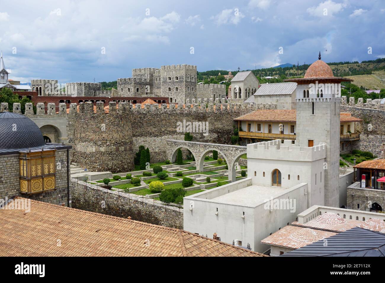 Akhaltsikhe, Géorgie - 2 août 2020 : Château de Rabati à Akhaltsikhe, Géorgie Banque D'Images