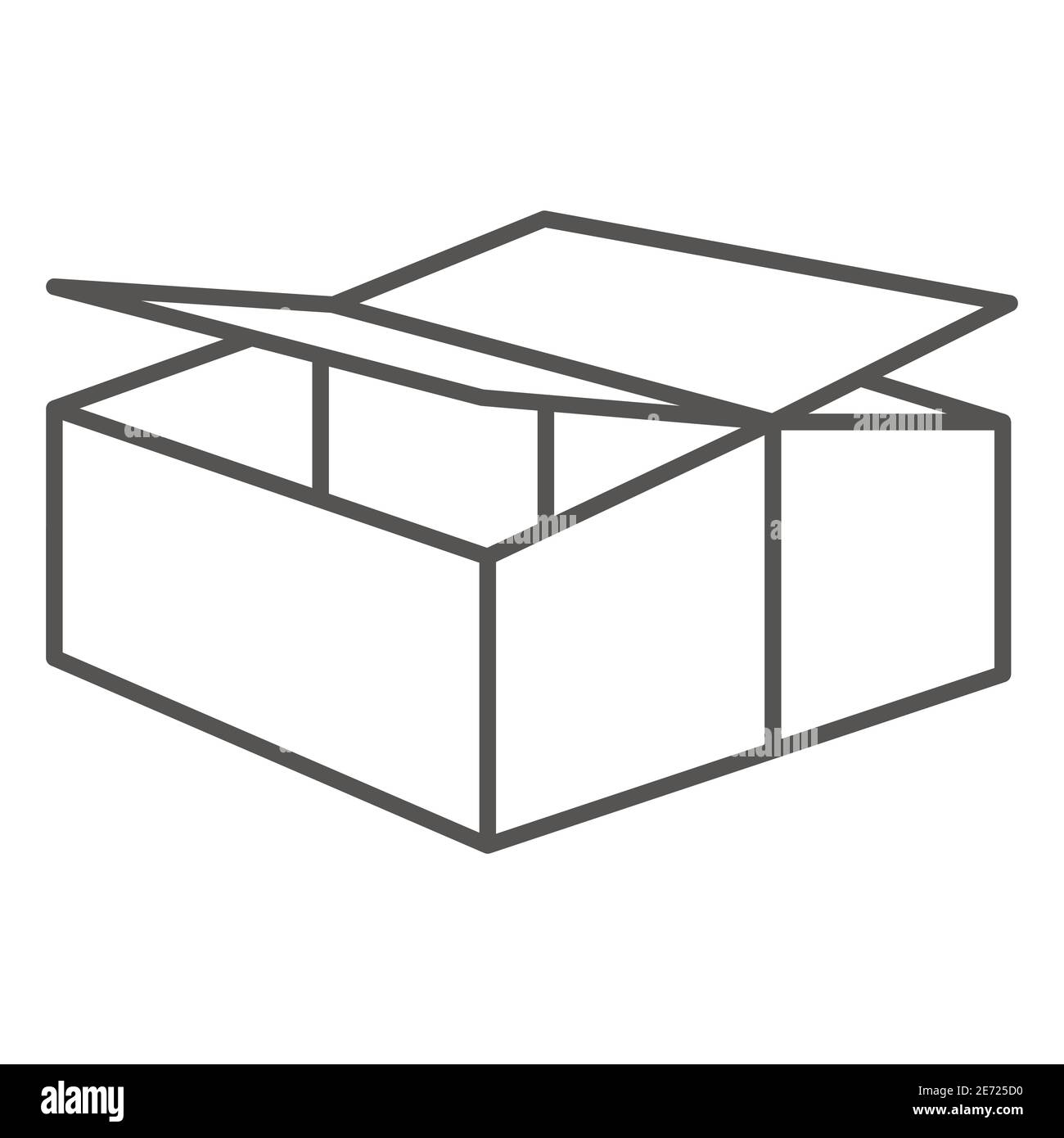 Serre icône de ligne mince, jardin et concept de jardinage, affiche de serre sur fond blanc, icône de bâtiment de Hothouse dans le style de contour pour mobile Illustration de Vecteur