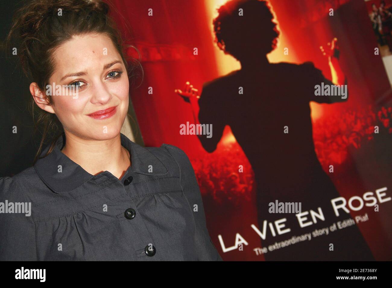 Marion Cotillard, membre du casting, participe à la préniere nord-américaine du réalisateur français Olivier Dahan, la nouvelle biopic sur la chanteuse française Edith Piaf, 'la vie en Rose', lors de la présentation annuelle d'Unifrance 'rendez-vous with French Cinema Today', qui s'est tenue le 28 février 2007 à la Société du film, Lincoln Center, à New York City, aux États-Unis. Photo de Gerald Holubowicz/ABACAPRESS.COM Banque D'Images