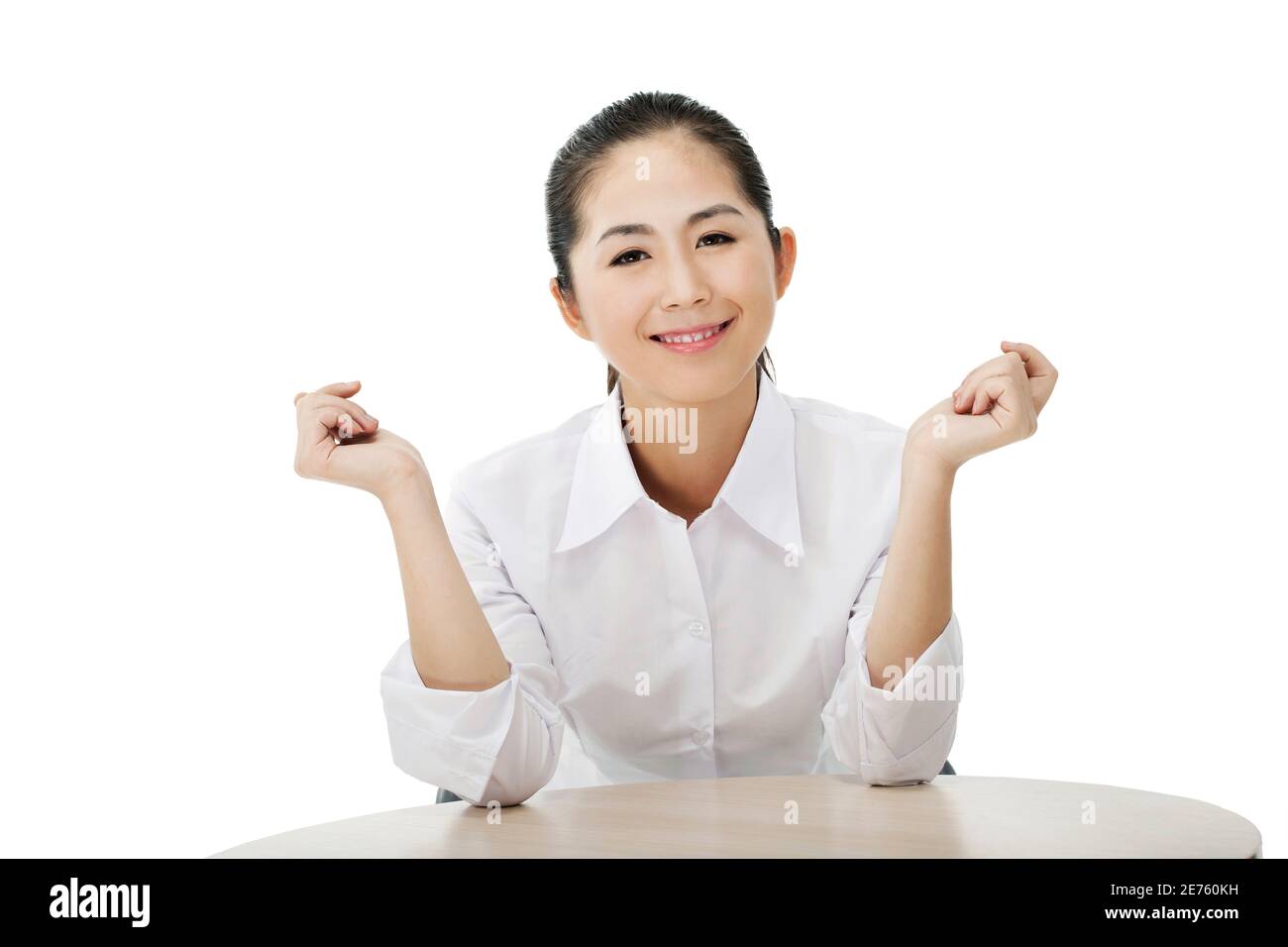 Femme d'affaires de mode orientale photo de haute qualité Banque D'Images