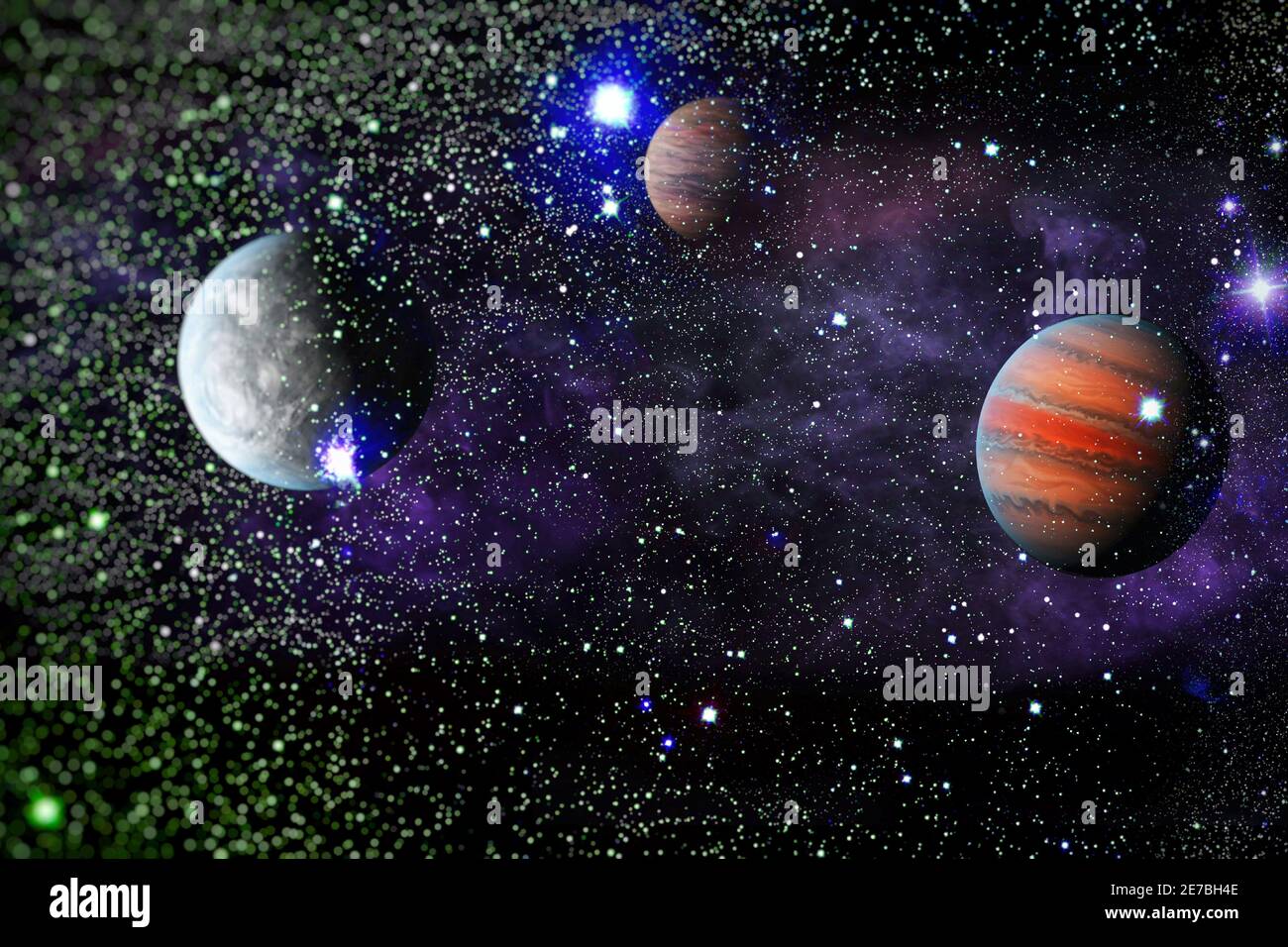 Galaxy, cosmos, cosmologie physique, papier peint de science-fiction.Beauté de l'univers. Éléments fournis par la NASA. Banque D'Images