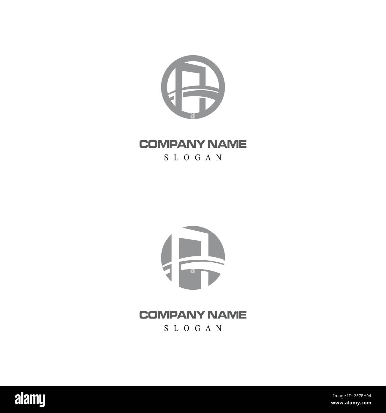 Logo vectoriel Pont Modèle icône illustration design Illustration de Vecteur