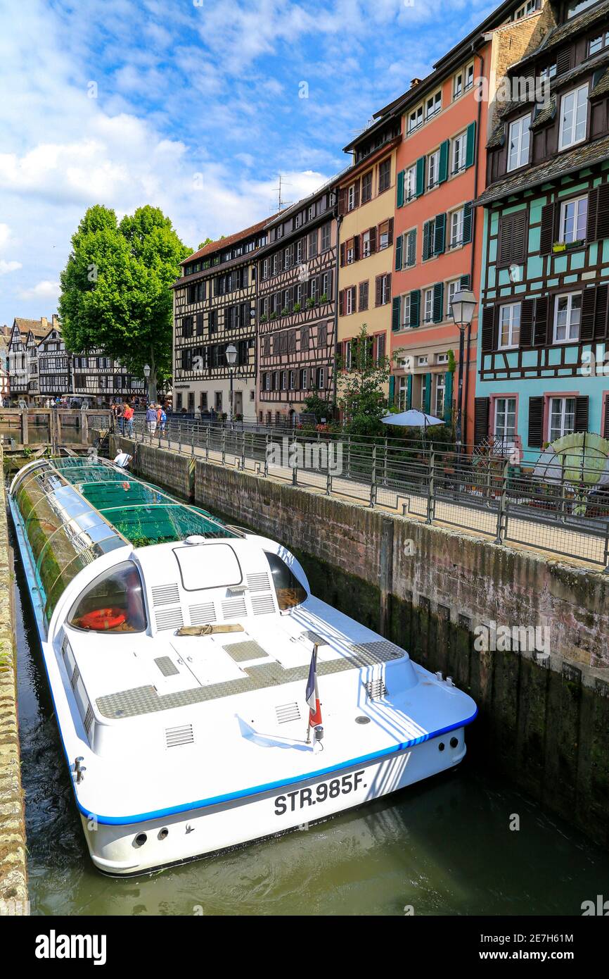 Strasbourg, vieille ville, Alsace Lorraine, France. Banque D'Images