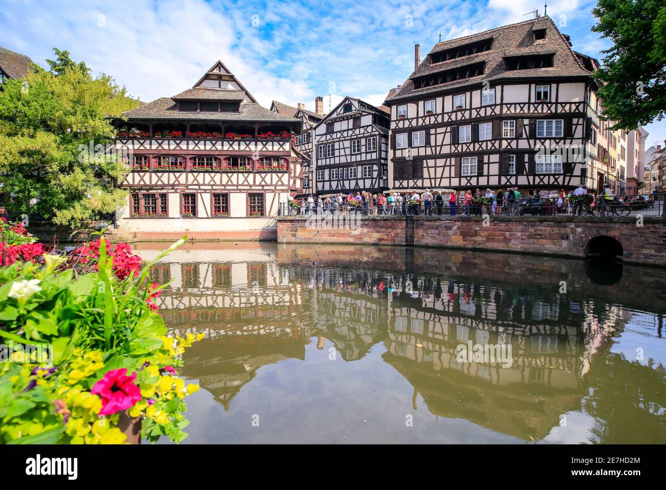 Strasbourg, vieille ville, Alsace Lorraine, France. Banque D'Images