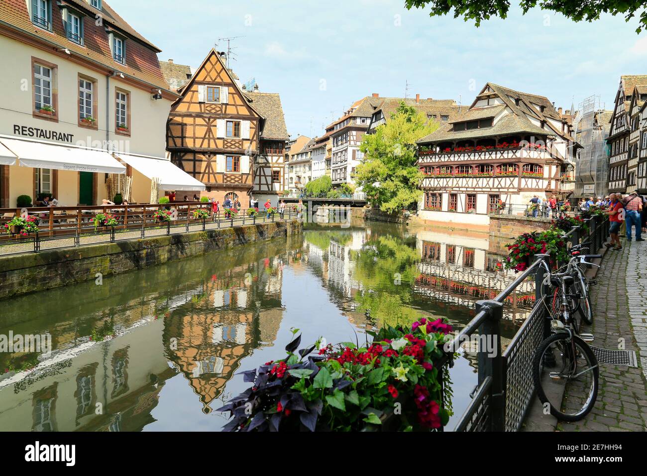 Strasbourg, vieille ville, Alsace Lorraine, France. Banque D'Images