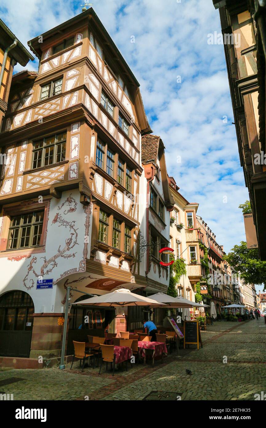 Strasbourg, vieille ville, Alsace Lorraine, France. Banque D'Images
