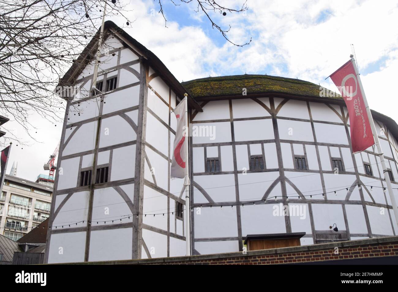 Shakespeare's Globe Theatre, Londres, Royaume-Uni Banque D'Images