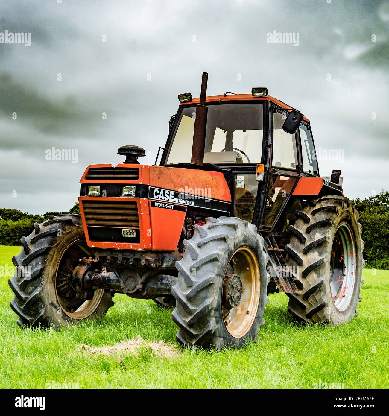 Tracteur de cas Banque D'Images