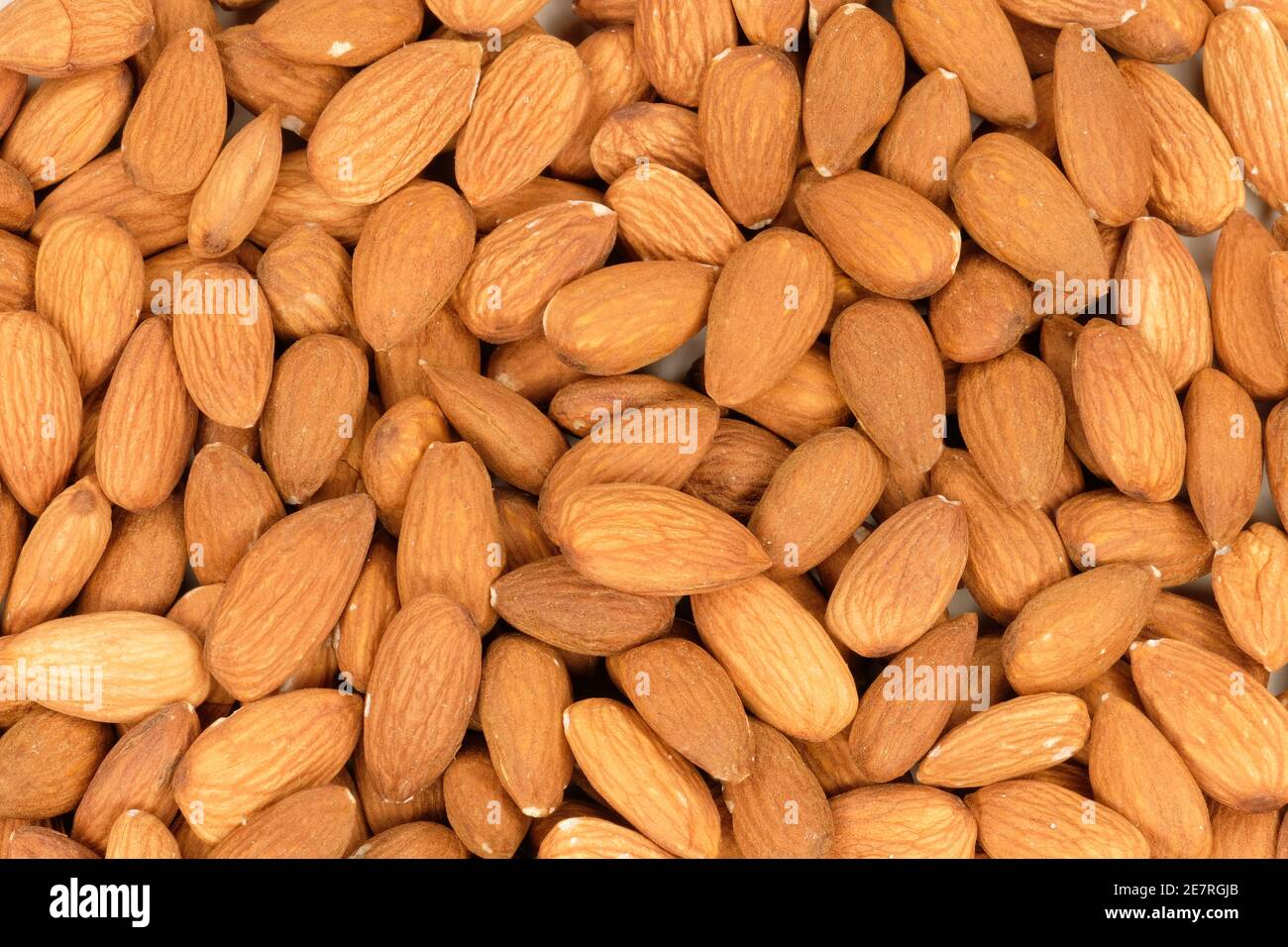 Gros plan des amandes Banque D'Images