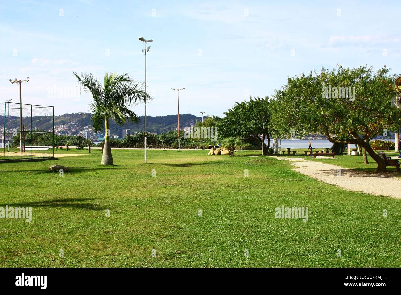 Passeando pelo Parque de Coqueiros - Florianópolis SC Brésil Banque D'Images
