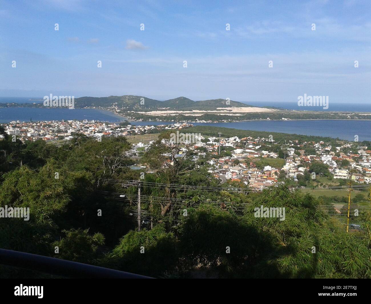 Vista Lagoa da Conceição - Florianópolis SC Brésil Banque D'Images