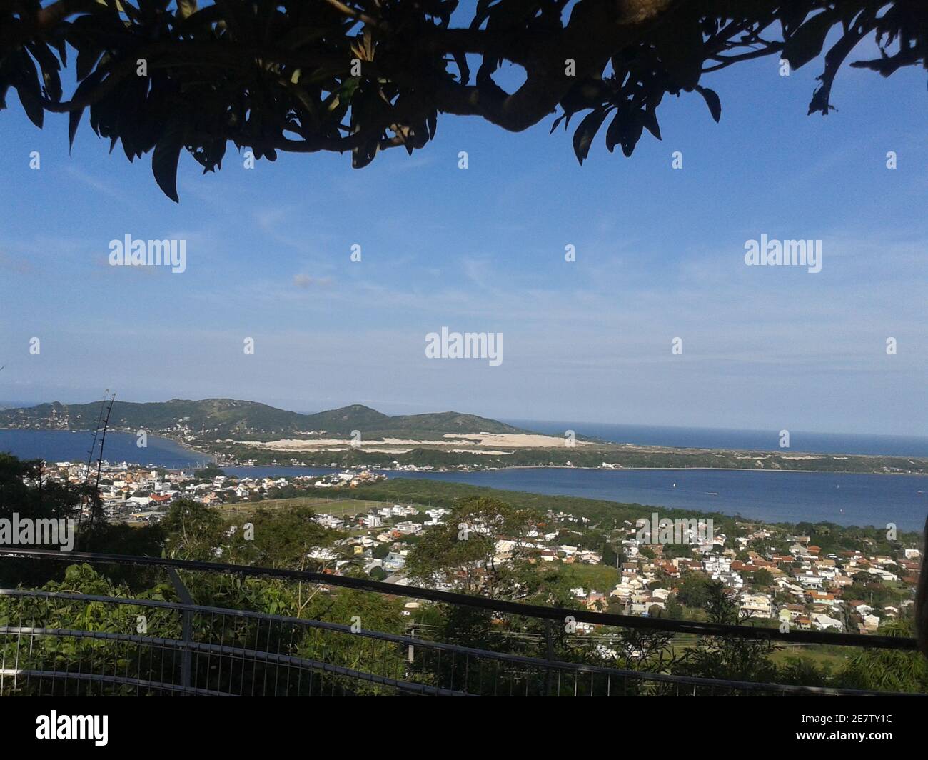 Vista Lagoa da Conceição - Florianópolis SC Brésil Banque D'Images