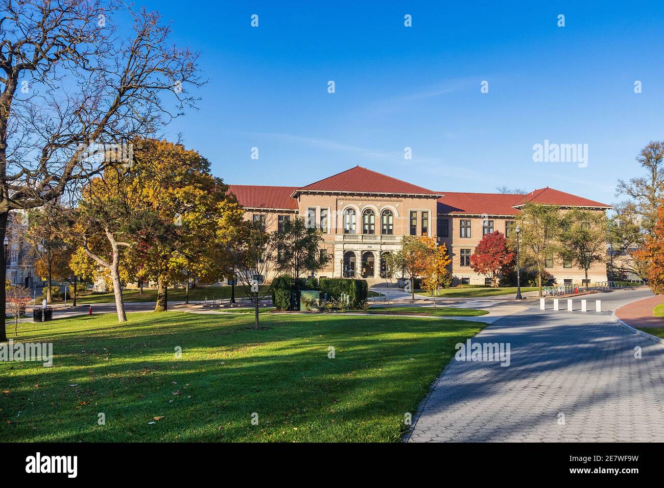 COLUMBUS, OH, États-Unis - 7 NOVEMBRE : Townshend Hall le 7 novembre 2020 à l'Université d'État de l'Ohio à Columbus, Ohio. Banque D'Images