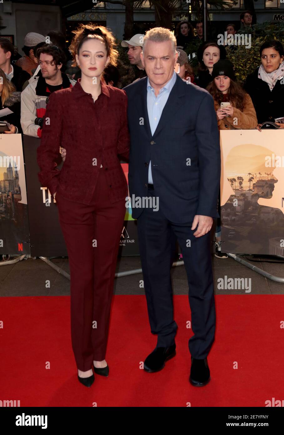 06 octobre 2019 - Londres, Angleterre, Royaume-Uni - BFI London film Festival 2019 - Noces Story Premiere photo shows: Ray Liotta et sa fille Karsen Liotta Banque D'Images